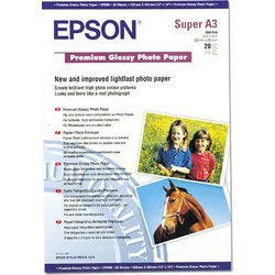 Epson Premium Glossy Photo Paper, DIN A3+, 255g/m2, 20 listů