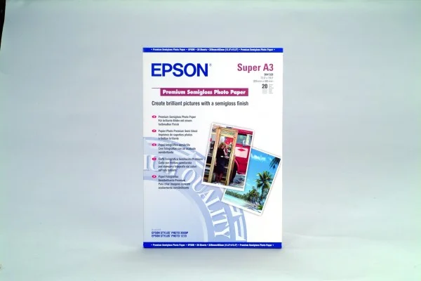 Epson Premium Semigloss Photo Paper, DIN A3+, 250g/m2, 20 list C13S041328