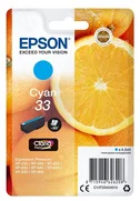 Epson Singlepack 33 Claria Ink T3342 azúrová - originálne C13T33424012