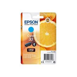 Epson Singlepack 33 Claria Ink T3342 azurová - originální C13T33424012 - Cartridge inkoustové