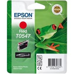 Epson T0547 Red Ultra Chrome Hi-Gloss 13ml pro Stylus Photo R800/R1800 - originální