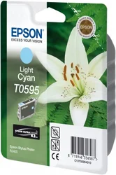 Epson T0595 Light Cyan Ultra Chrome K3 13ml pre Stylus Photo R2400 - originálne C13T05954010