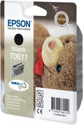 Epson T0611 Black 8ml pre Stylus D68/D88/DX3850/DX4850 - originálne C13T06114010