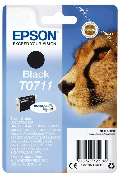 Epson T0711 čierna - originál C13T07114012