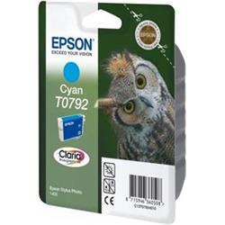 Epson T0792 Cyan Claria Photographic Ink 11ml pro Stylus Photo 1400 - originální C13T07924010 - Cartridge inkoustové