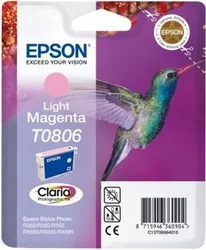 Epson T0806 Light Magenta CLARIA 7,4ml pre Stylus Photo PX650,PX700W,PX710W,PX800FW,PX810FW,R265,R285,R360,RX585,RX68 - origináln