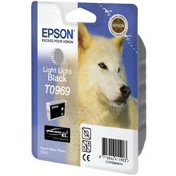 Epson T0969 Inkoustová Light Light Black ULTRACHROME K3 pro Stylus Photo R2880 - originální C13T09694010 - Cartridge inkoustové