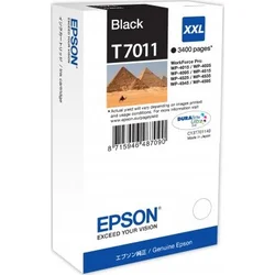 Epson T7011 XXL Black, až 3400 stran, pro série WP4000/4500 (WP-4015,WP-4025,WP-4515,WP-4525,WP-4535,WP-4545) - originální