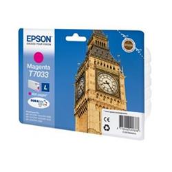 Epson T7033 L Magenta, až 800 stran, pro série WP4000/4500 (WP-4015,WP-4025,WP-4515,WP-4525,WP-4535,WP-4545) - originální