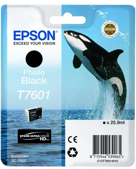 Epson T7601 Photo Black, fotografická čierna - originálne C13T76014010