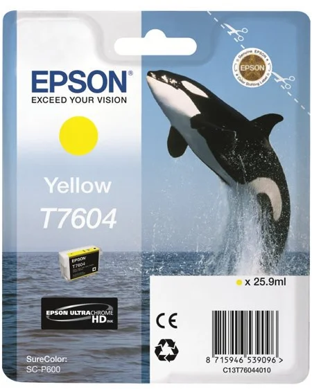 Epson T7604 Yellow, žltá - originálne C13T76044010