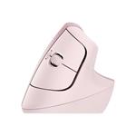 Ergonomická myš Logitech Lift Vertical Dark Rose