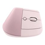 Ergonomická myš Logitech Lift Vertical Dark Rose