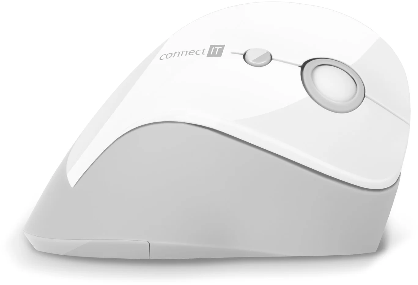 Ergonomická vertikálna myš Connect IT For Health, biela
