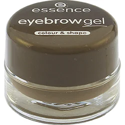 Essence Colour & Shape gel na obočí 04 Dark Brown 3 g
