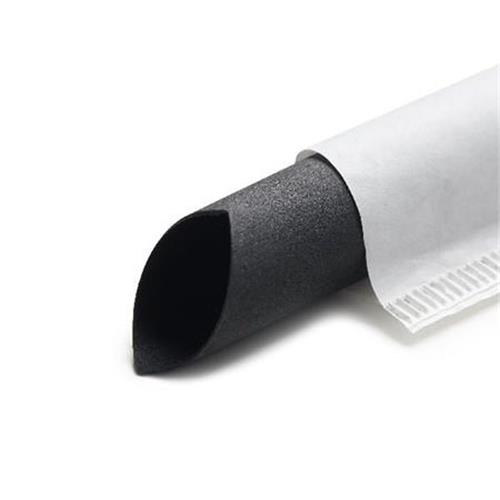 EURO STRAWS - Prírodné minerálne slamky Bobba 12x230mm, Charcoal Black, 80ks, jednotlivo balené