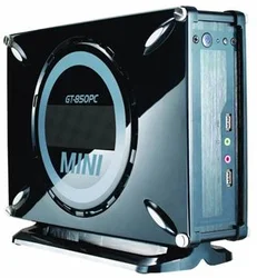 Eurocase ITX 850 (černá/černá) + ext. adaptér Seasonic 230V 90/60W