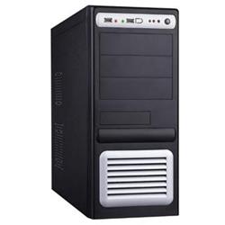 Eurocase ML 5435 (černo/stříbrná) + zdroj 400W PFC 12cm fan