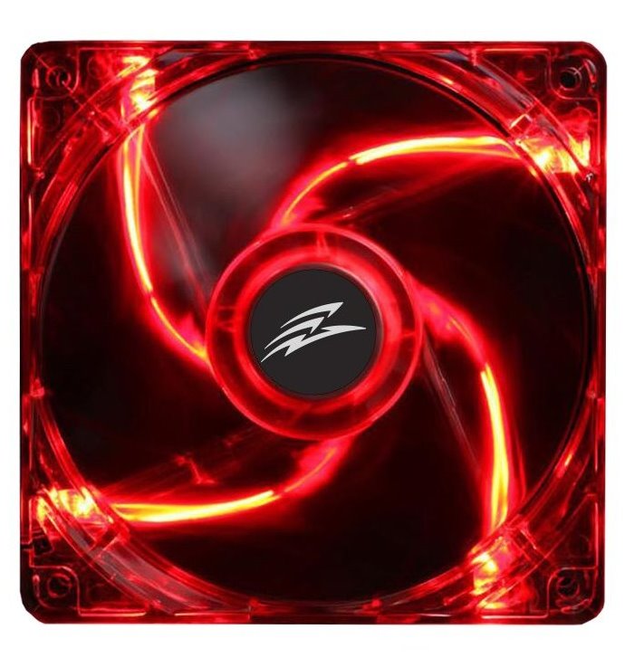 EVOLVEO 14L1RD, LED, 140mm ventilátor, červený 4pin