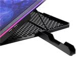 EVOLVEO Ania 9, chladící podložka pod notebook, 6x ventilátor, RGB obvodové podsvícení