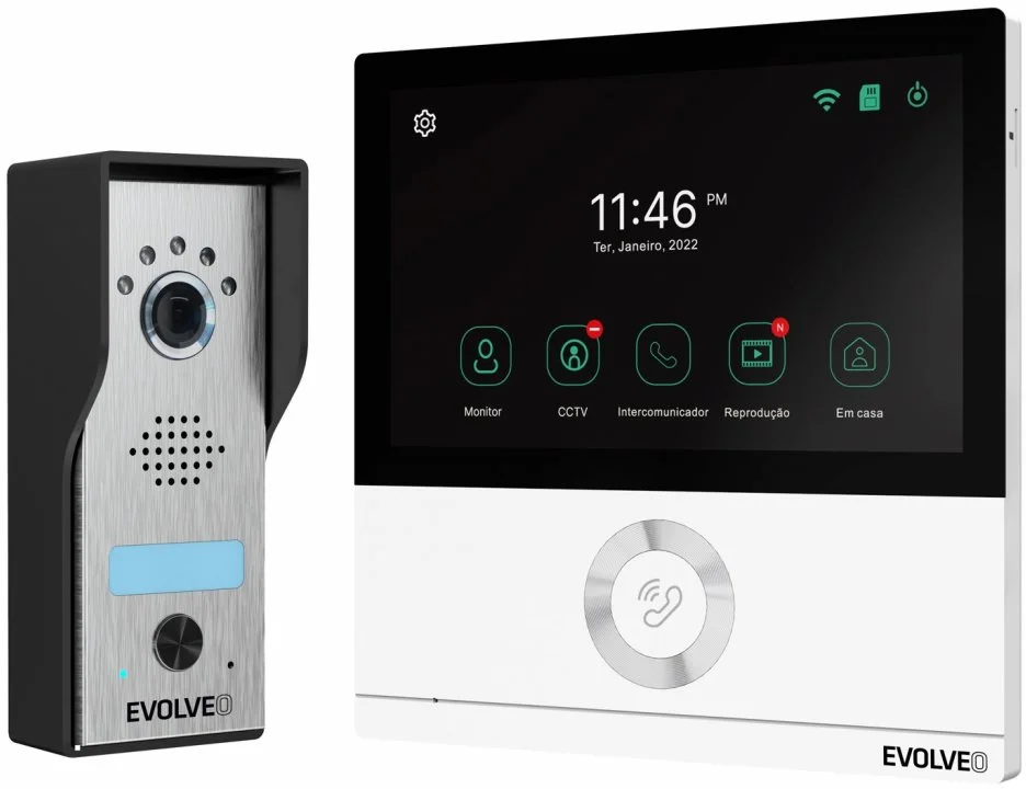 EVOLVEO DoorPhone AHD7 bílý monitor