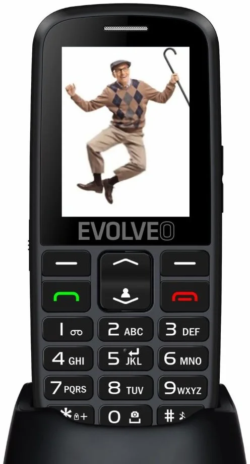 EVOLVEO EasyPhone EG čierny EP-550-EGB