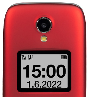 EVOLVEO EasyPhone FS červená barva