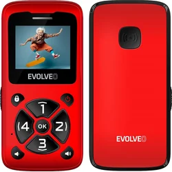 EVOLVEO EasyPhone ID červená