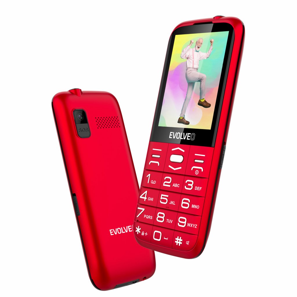 EVOLVEO EasyPhone XO červená