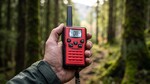 EVOLVEO FreeTalk 2W, PMR vysielačka s výkonom 0,5 a 2 W, červeno-čierna