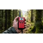 EVOLVEO FreeTalk 2W, PMR vysílačka s výkonem 0,5 a 2W, červenočerná