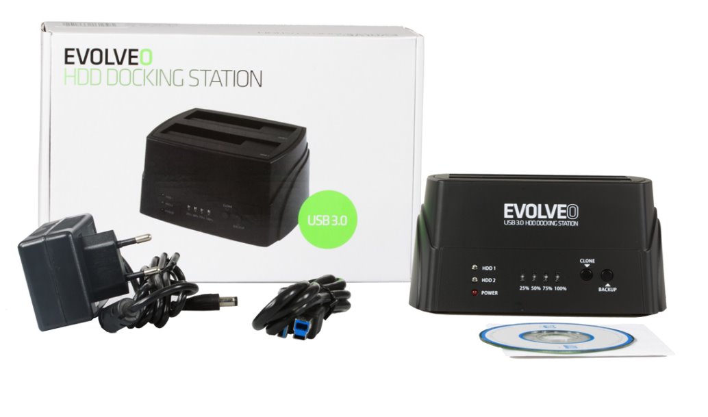 EVOLVEO HDD dokovací stanice, USB 3.0