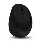 EVOLVEO LadyErgo, tichá vertikálna ergonomická myš, 2,4 GHz, čierna