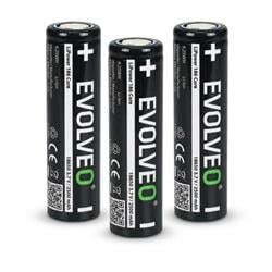 EVOLVEO LiPower 186 Core 2500, 18650 Li-ion batéria (3,7 V / 2500 mAh), 3ks
