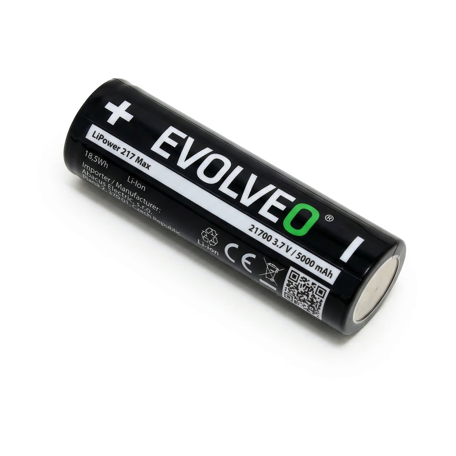 EVOLVEO LiPower 217 Max 5000 - Li-ion batéria 21700 (3,7 V / 5000 mAh) 3 ks