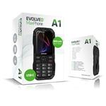 EVOLVEO MaxPhone A1, tlačidlový telefón Dual SIM, čierny