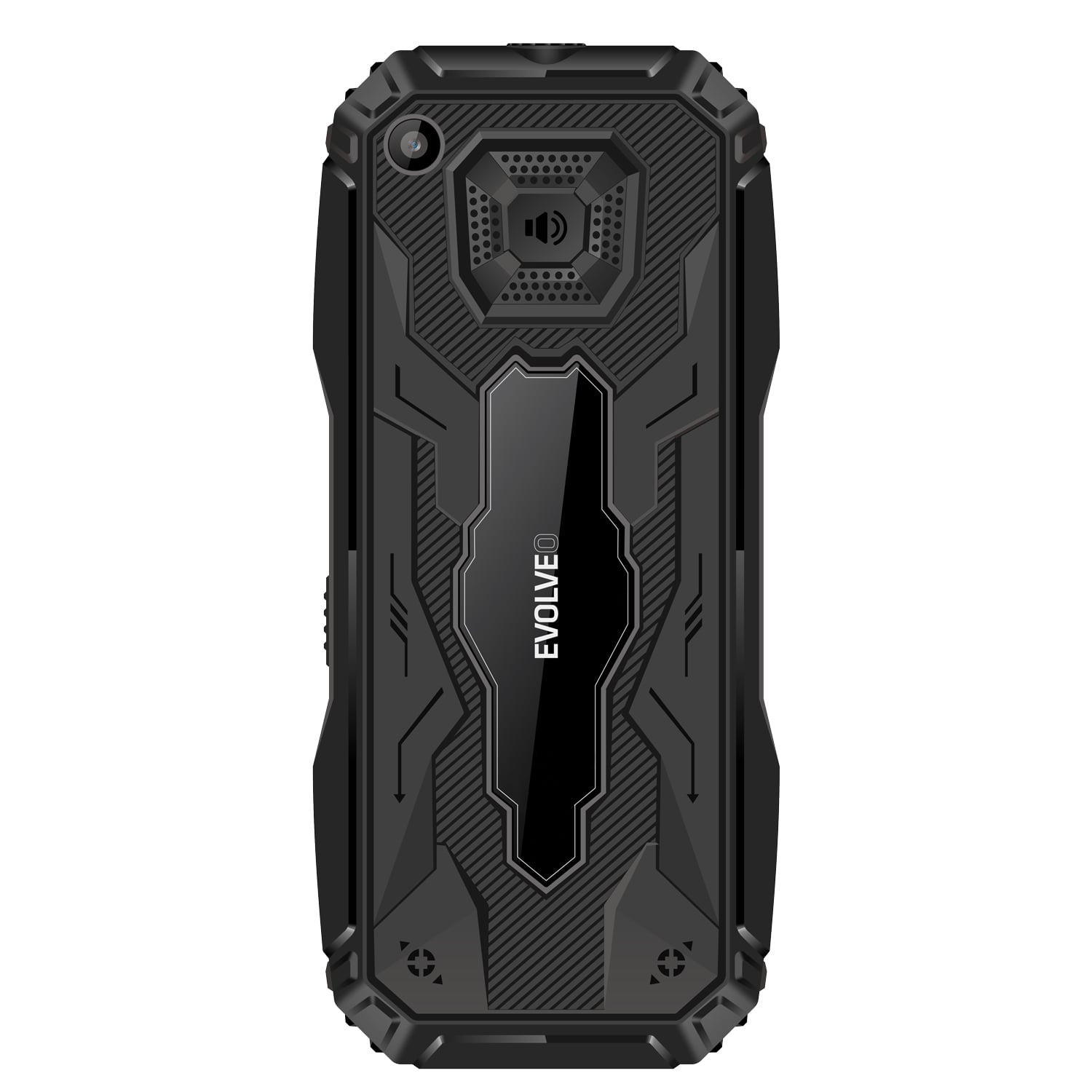 EVOLVEO MaxPhone A1, tlačidlový telefón s podporou dvoch SIM kariet, čierny