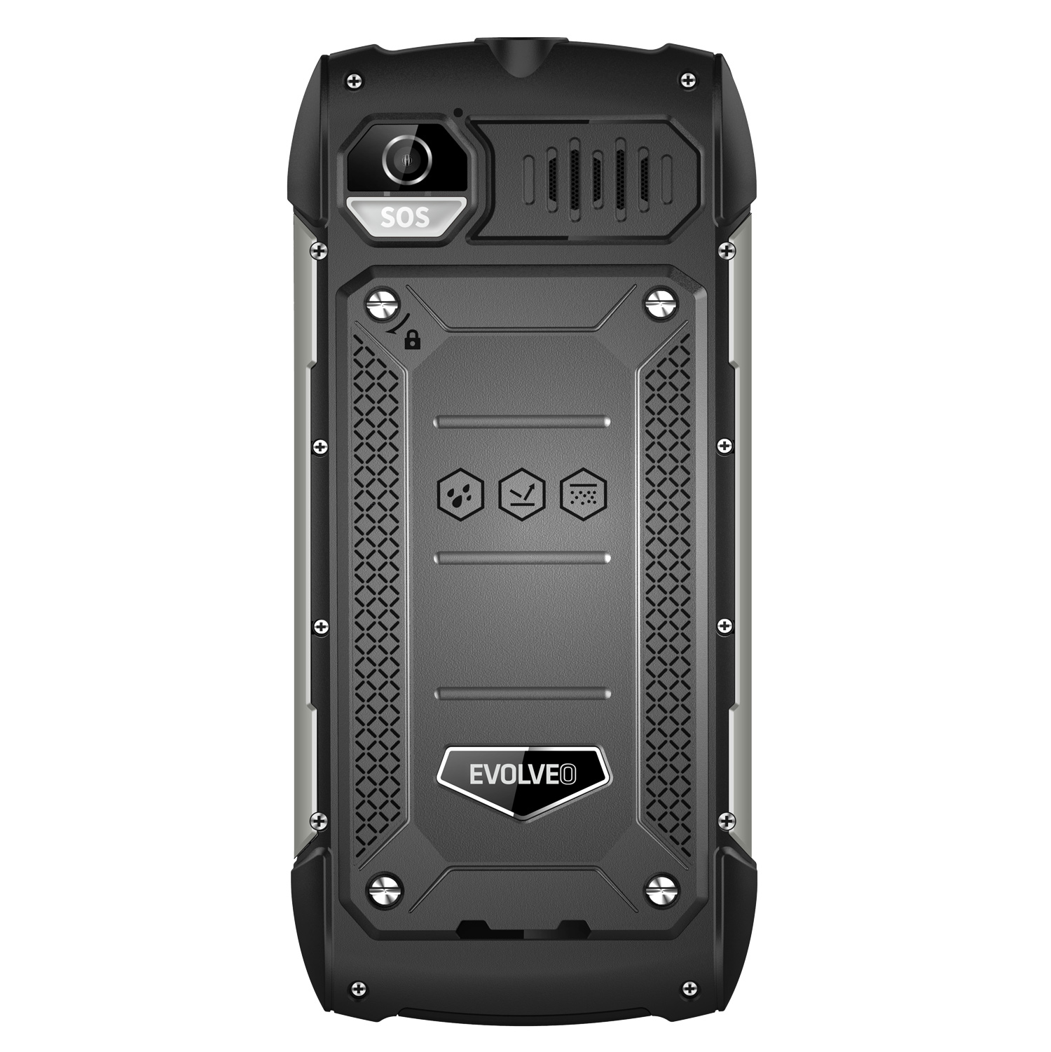 EVOLVEO StrongPhone H1 čierno-strieborný