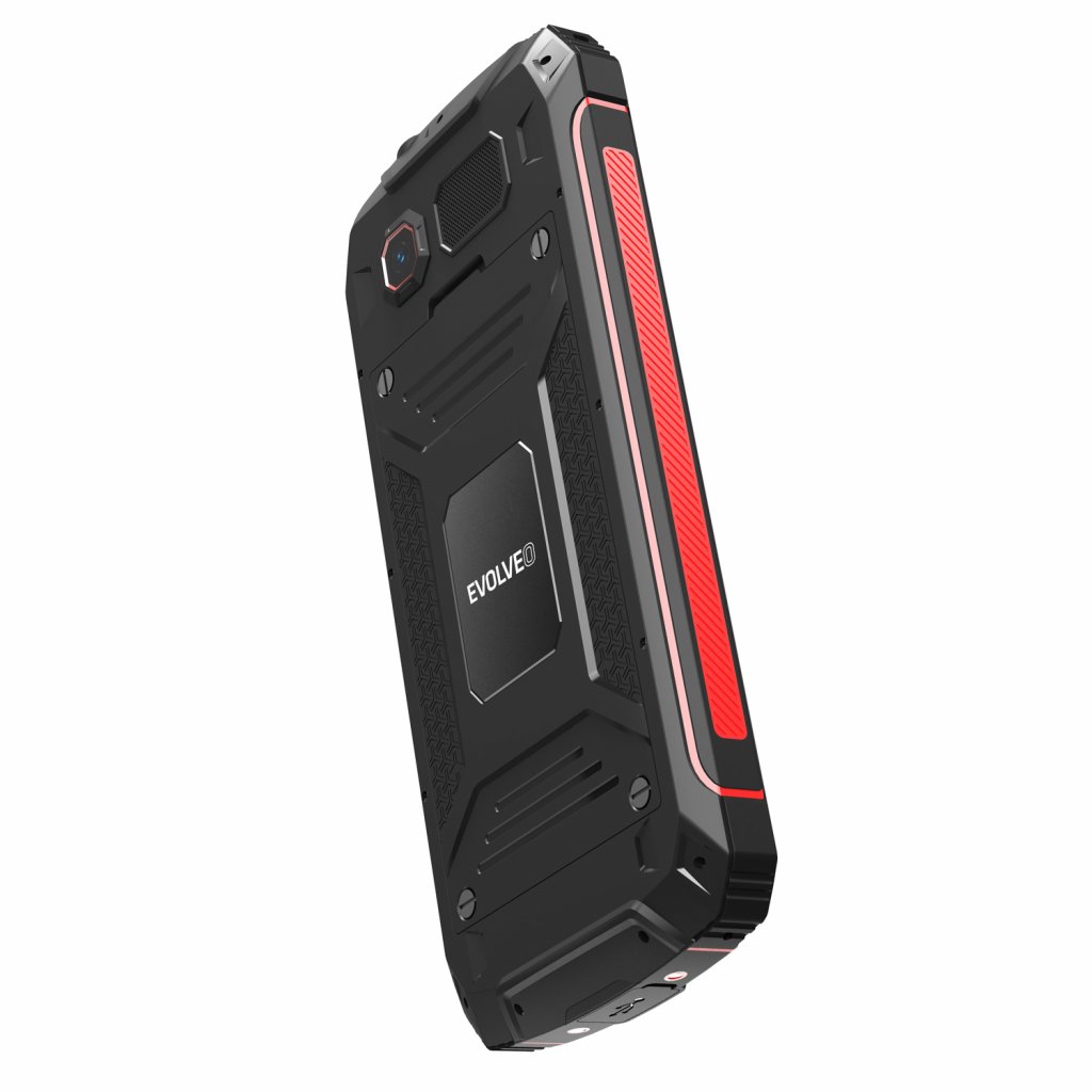 EVOLVEO StrongPhone W4 čierno-červený