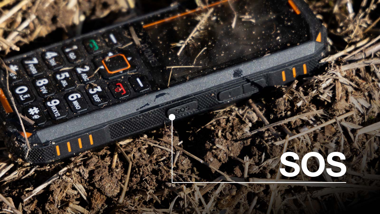 EVOLVEO StrongPhone X5 černo-šedý