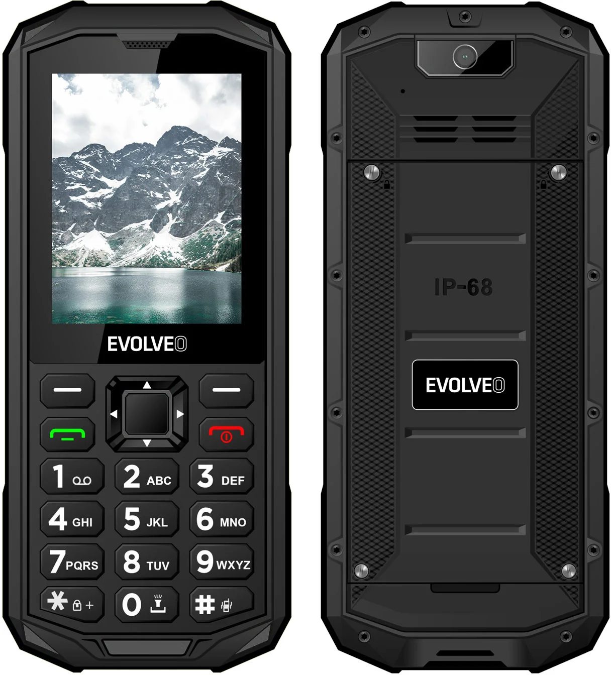 EVOLVEO StrongPhone X5 čierno-sivý