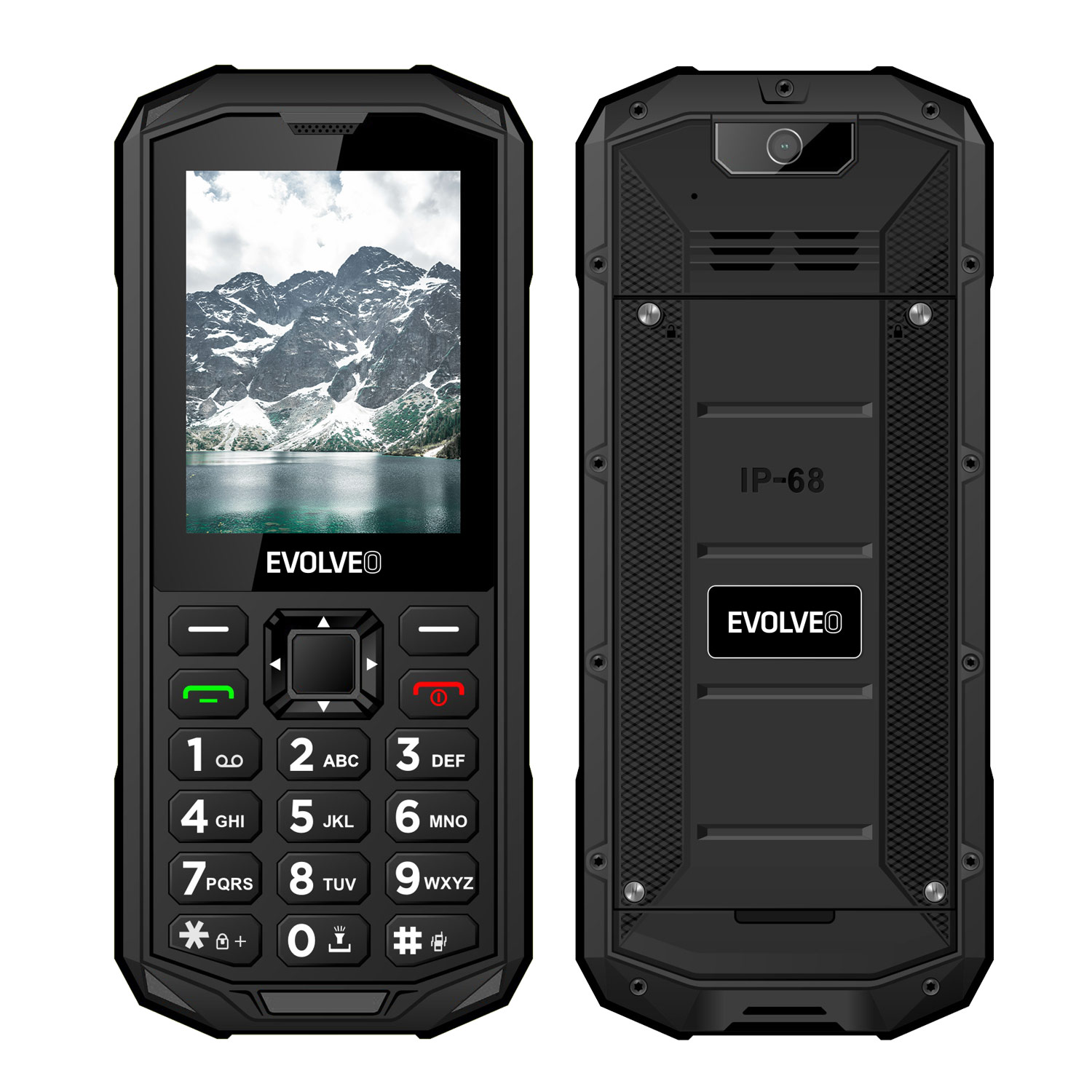 EVOLVEO StrongPhone X5 čierno-sivý