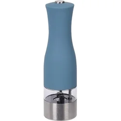 Excellent Houseware Elektrický mlynček na korenie a soľ 20 cm, modrý