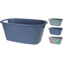 Excellent Houseware Kôš na upratovanie s rukoväťami 35 l, sivý