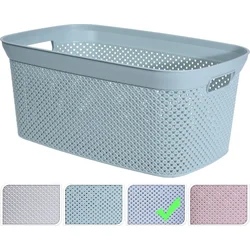 Excellent Houseware Plastový kôš na bielizeň 35 l, sivý