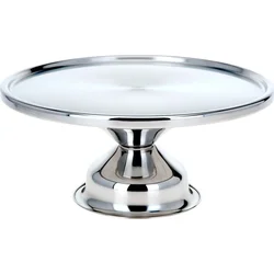 Excellent Houseware Podnos na dort nerezový, 33 cm 