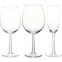 Excellent Houseware Poháre na víno a sekt, sada 18 kusov