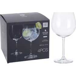 Excellent Houseware Sklenice na koktejl CRYSTALLINE, sada 4 ks, 620 ml