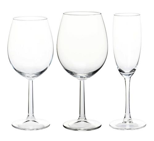 Excellent Houseware Sklenice na víno a sekt, sada 18 ks