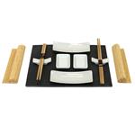 EXCELLENT Sushi set porcelán/břidlice/bambus sada 11ks KO-210000010